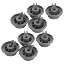 8 Stück Geschirrspüler-Unterkorbrollen ABS 3,6 cm Ersatzteile