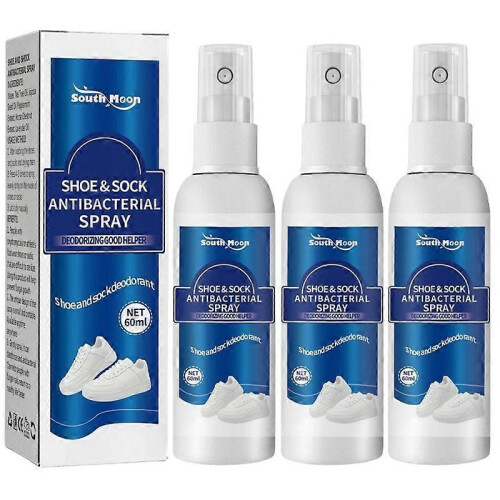 3pcs Shoe Foot Deodorizer Natural Deodorizer Spray Refreshing Foot Odor Removal Spray