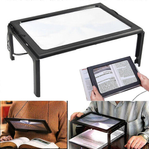 Usb Large Magnifying Glass Hands Free Reading Magnifier with Led Light