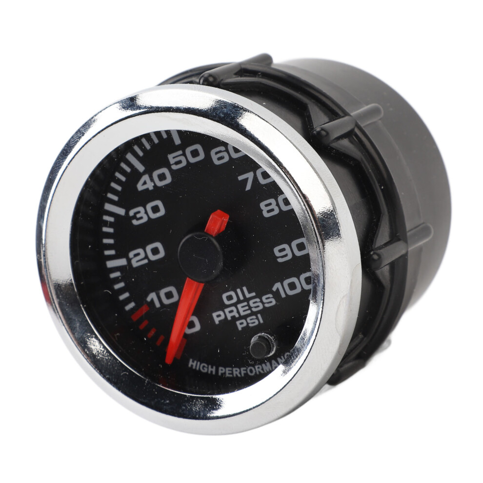 52Mm 0-100Psi Car Rv Yacht Oil Pressure Gauge 12V Multi-Color Backlight 7891393355449