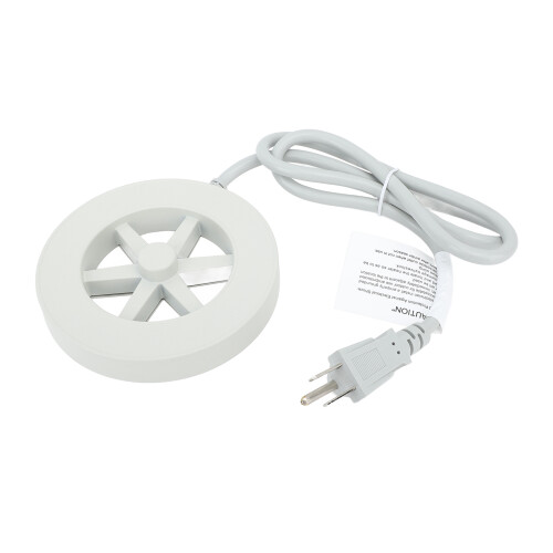 70W White Outdoor Bird Bath Heater with Automatic Temperature Control 1