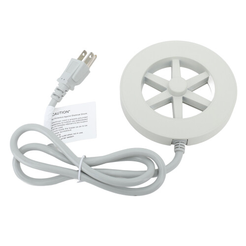 70W White Outdoor Bird Bath Heater with Automatic Temperature Control 2