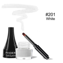 (A03)PHOERA Colorful Eyeliner 10 Colors Waterproof Eyeliner Gel With Brush Long-lasting Eye Liner Cream Makeup Tools Women Cosmetics