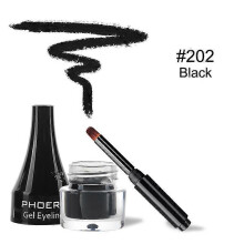 (A10)PHOERA Colorful Eyeliner 10 Colors Waterproof Eyeliner Gel With Brush Long-lasting Eye Liner Cream Makeup Tools Women Cosmetics