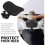 Office Chair Headrest Attachment Universal Head Support Cushion Upholstered Adjustable Height Angle(black And Black) - DD 3