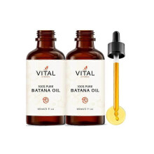 (2PCS)Vital Strands Organic Batana Oil for Hair Growth for All Hair Types 60ml
