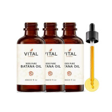 (3PCS)Vital Strands Organic Batana Oil for Hair Growth for All Hair Types 60ml