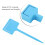 20Pcs Plant Label Tags Blue 18x6.5cm Waterproof 8