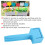 20Pcs Plant Label Tags Blue 18x6.5cm Waterproof 4