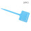 20Pcs Plant Label Tags Blue 18x6.5cm Waterproof 6