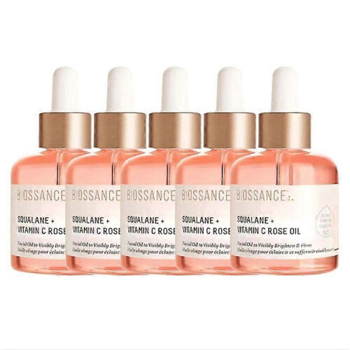 (5PCS)1~5x Squalane And Vitamin C Rose Oil 30ml,essence liquid 2026