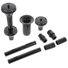 9 Pcs Fountain Pump Nozzle Set Water Spray Heads for Pond Fountain Submersible Pump Pool-FCY
