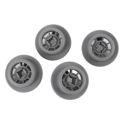 8 Stück Geschirrspüler-Unterkorbrollen ABS 3,6 cm Ersatzteile 1