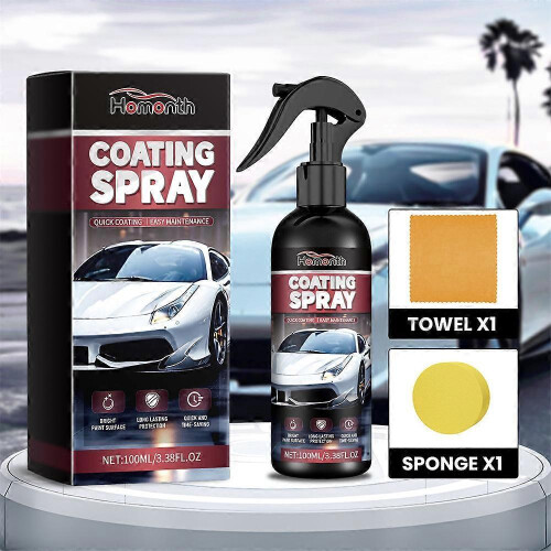 Multi-functional Coating Renewal Agent Quick Coating Spray High Protection,2pcs 1