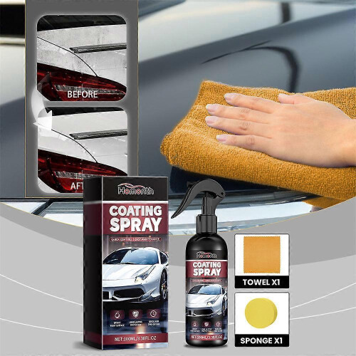 Multi-functional Coating Renewal Agent Quick Coating Spray High Protection,2pcs 2