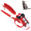 Red Grid Cat Vest with Adjustable Leash Escape-Proof Strap (S) 5