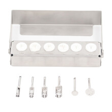 6pcs Dental Trephine Kit 4-10mm Surgery Drills Metal Tissue Punch