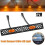 Front Bumper Grille LED Light Bracket Kit Decor for Wrangler 4Runner Jimny SUV 5