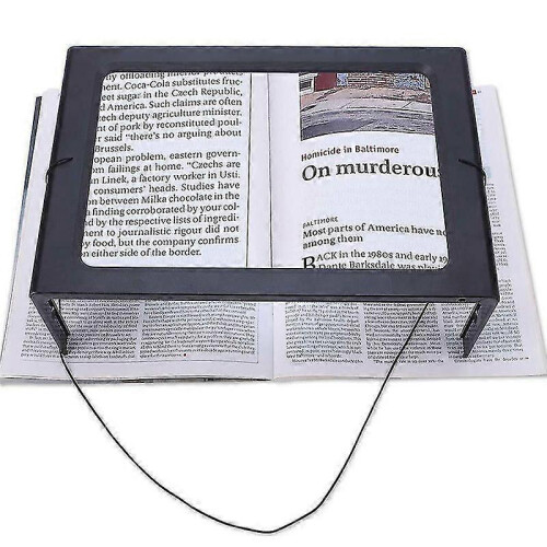 Usb Large Magnifying Glass Hands Free Reading Magnifier with Led Light 2