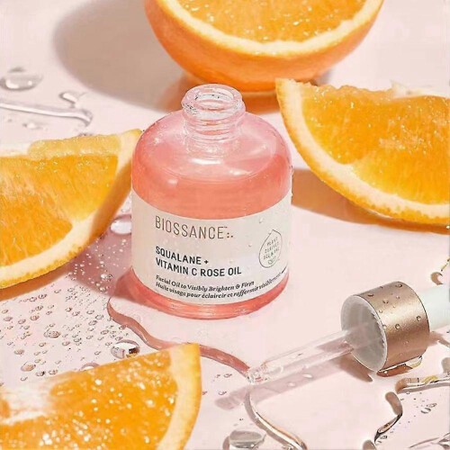 (5PCS)1~5x Squalane And Vitamin C Rose Oil 30ml,essence liquid 2026 2