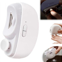 Electric Nail Clipper for Seniors 3 in 1 USB Rechargeable Trimmer with Nail Catcher and LED Light