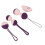 3pcs Silicone Pelvic Floor Exercise Balls Waterproof Remote Control Kit 1