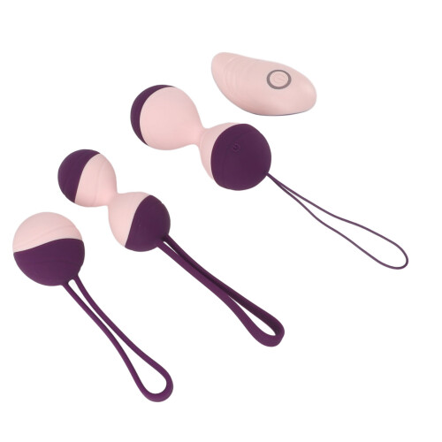 3pcs Silicone Pelvic Floor Exercise Balls Waterproof Remote Control Kit