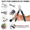 Industrial Grade Heavy Duty Pliers, Multi-Function Wire Cutter, Stripper, Crimper & Nail Puller for Electrical Work, Home Repair, DIY\u200b Projects 3