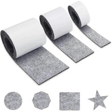 Felt Gliders Self-adhesive Felt Self-adhesive 3 Rolls (100 * 10cm + 100 * 5