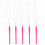 Pulling Loop Needle 5pcs Pink, 21.8cm Total 3