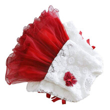 Red Pink Lace Dress Baby Girl