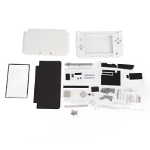 Vervangende behuizing voor 3DS LL, complete reparatieset met hoogwaardige kunststof onderdelen en lange levensduur.