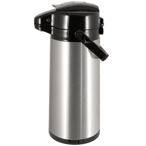 Thermos à pompe avec insert en verre 1,9l