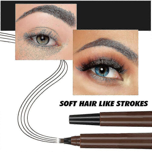 -eyebrow Pencil with A Micro-fork Tip Applicator Creates Natural Looking Brow &-6 2