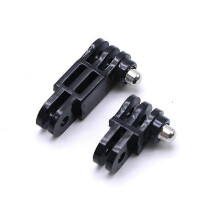 Adjust Straight Joints Mount Extension Pivot Arm Adapter Set,Long and Short Same/Vertical Direction Compatible with Gopro, including one set of long a