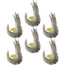 (As Shown) 6pcs Food Models Artificial Shrimp Models Realistic Shrimp Decors Photo Props