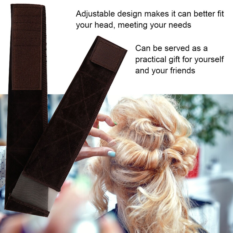 Unisex Non-Slip Wig Grip Head Band With Scarf Style