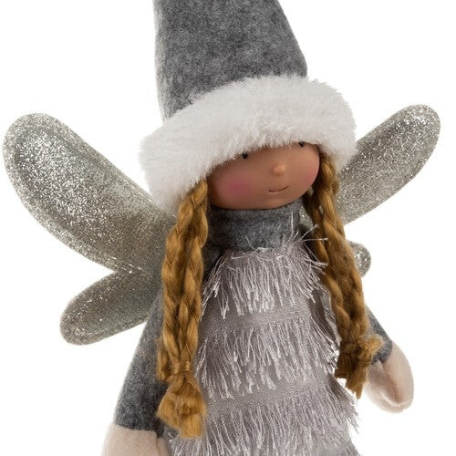 Hada - figura navideña gris Ruhhy 22343 2