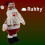 Kerstman - telescopisch 95cm Ruhhy 22340 1