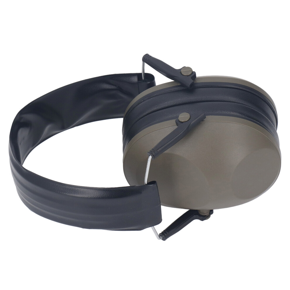 Foldable Noise Reduction Safety Ear Muffs Green Abs Foam Ear Protectors 9371393360950