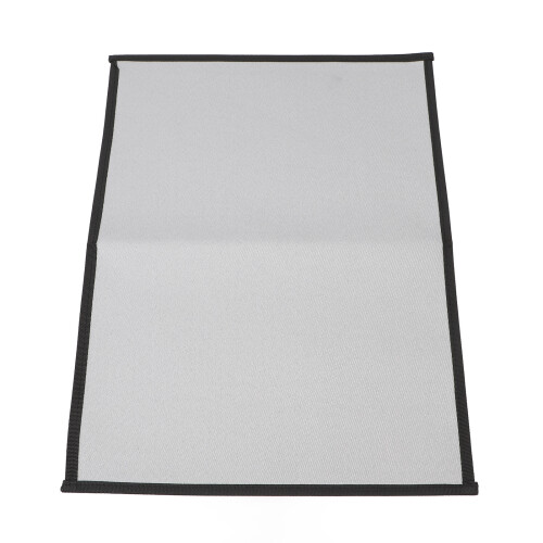 Fireproof Silicone Fiberglass Square Fire Pit Mat 60x53cm Gray