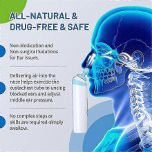 w Eustachian Tube Ear Pressure Relief Device Unclog Ears, Balance Pressure & Relieve Tinnitus Ear Care