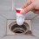 (White) 4 Pcs Anti-odor Rubber Floor Drain Shower Drain Bathroom No Filter 1