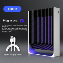 (Plug In221) XIAOMI Electric Shock Mosquito Killer Lamp USB UV Photocatalyst Mosquito Killer Bug Zapper Fly Repellent Insect Flies Trap Home