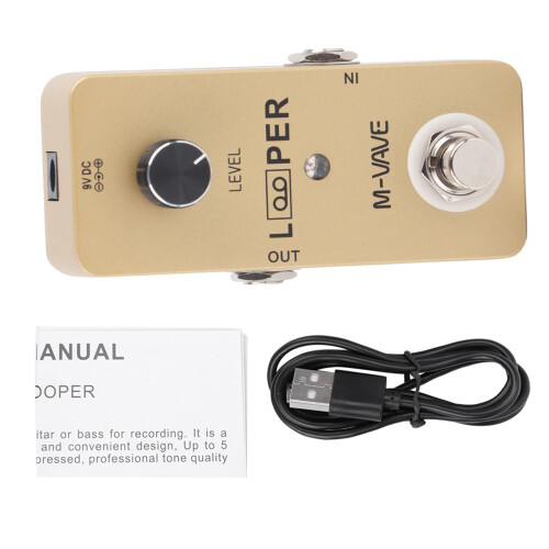Mini Looper Pedal Guitar Effect Full Metal Shell 5min Recording Compact 1