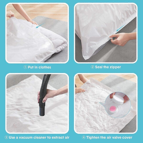 6 Pack Vacuum Storage Bags 80*100cm 1