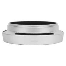 Silberne Alu-Gegenlichtblende 58mm Neu