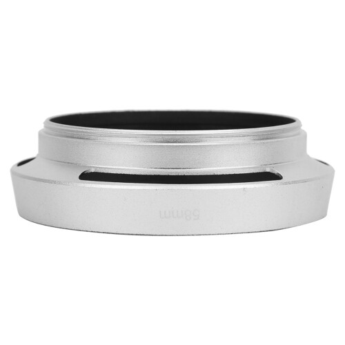 58mm Hohlkamera Blende Alu Silber Matt