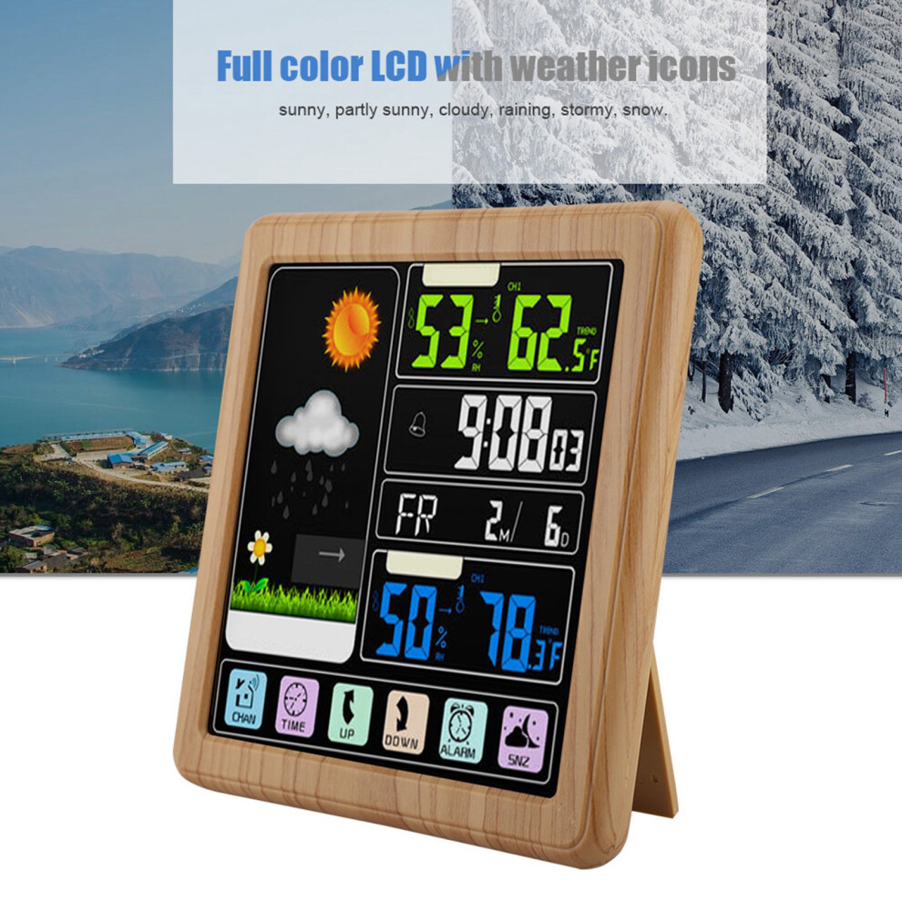 Weather Clock With Usb Port Ts-3310 7340572020376