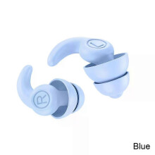 (03 Blue) Soft Silicone Sleeping Ear Plugs Sound Insulation Ear Protection Earplugs Anti-Noise Plugs for Travel Silicone Noise Reduction